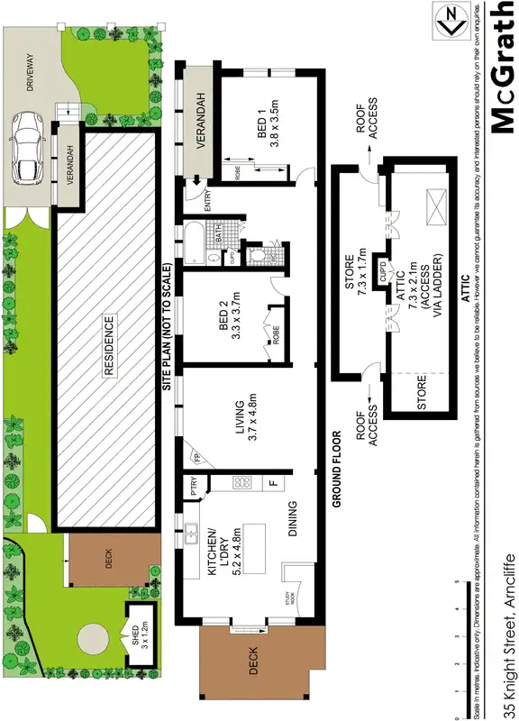 Floorplan of Homely house listing, 35 Knight Street, Arncliffe NSW 2205