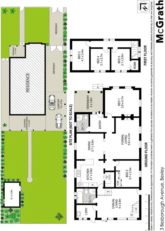 Floorplan of Homely house listing, 3 Besborough Avenue, Bexley NSW 2207