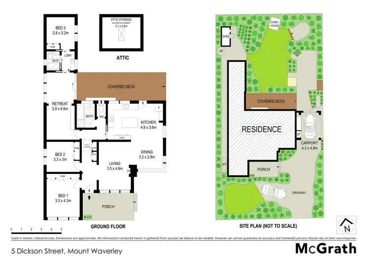 Floorplan of Homely house listing, 5 Dickson Street, Mount Waverley VIC 3149