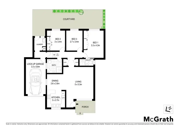 Floorplan of Homely villa listing, 3/10 Oldham Crescent, Dolls Point NSW 2219