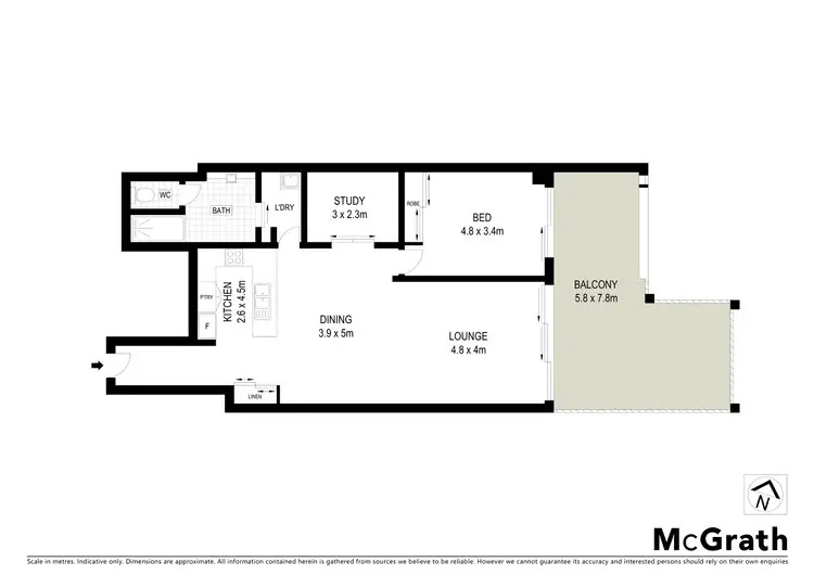 Floorplan of Homely apartment listing, 9/111 Ocean Parade, Coffs Harbour NSW 2450