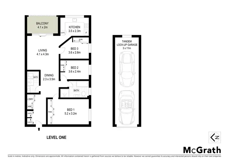Floorplan of Homely apartment listing, 3/34 Kurnell Road, Cronulla NSW 2230