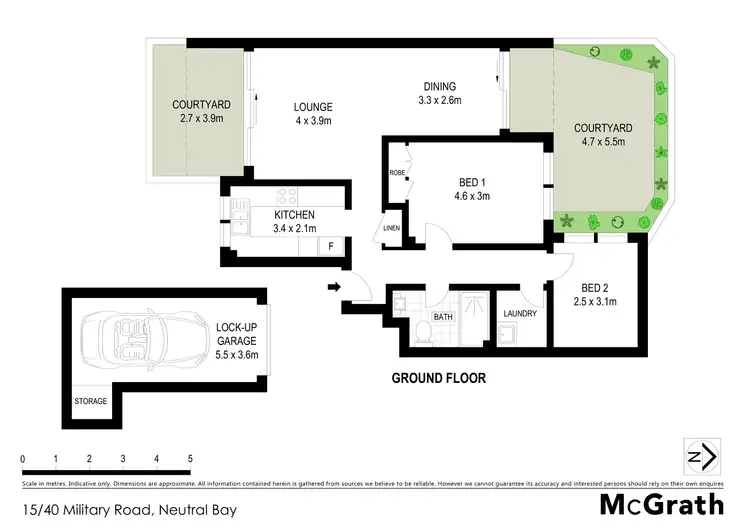 Floorplan of Homely apartment listing, 15/40 Military Road, Neutral Bay NSW 2089