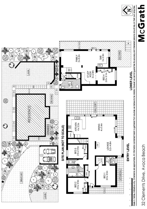 Floorplan of Homely house listing, 32 Clements Drive, Avoca Beach NSW 2251