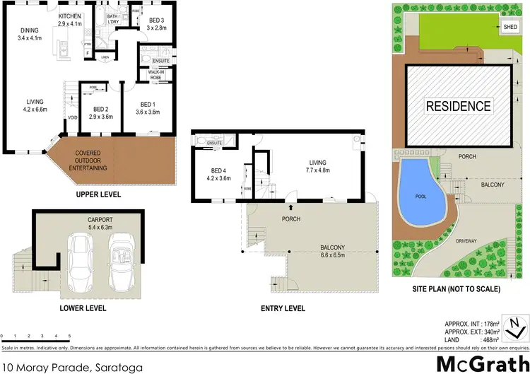 Floorplan of Homely house listing, 10 Moray Parade, Saratoga NSW 2251