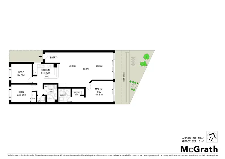 Floorplan of Homely unit listing, 11/51 Leahy Close, Narrabundah ACT 2604