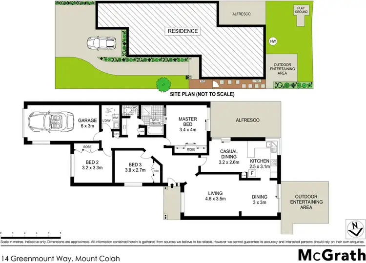 Floorplan of Homely house listing, 14 Greenmount Way, Mount Colah NSW 2079
