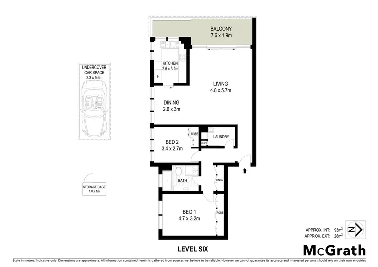 Floorplan of Homely apartment listing, 55/299 Burns Bay Road, Lane Cove NSW 2066