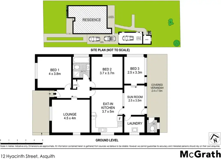 Floorplan of Homely house listing, 12 Hyacinth Street, Asquith NSW 2077