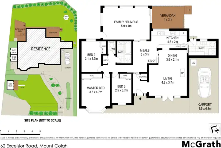 Floorplan of Homely house listing, 62 Excelsior Road, Mount Colah NSW 2079