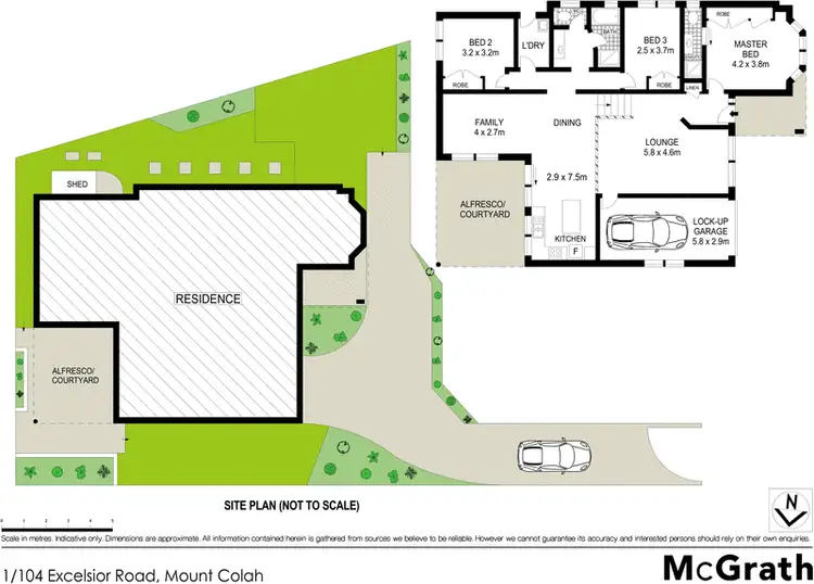 Floorplan of Homely house listing, 1/104 Excelsior Road, Mount Colah NSW 2079