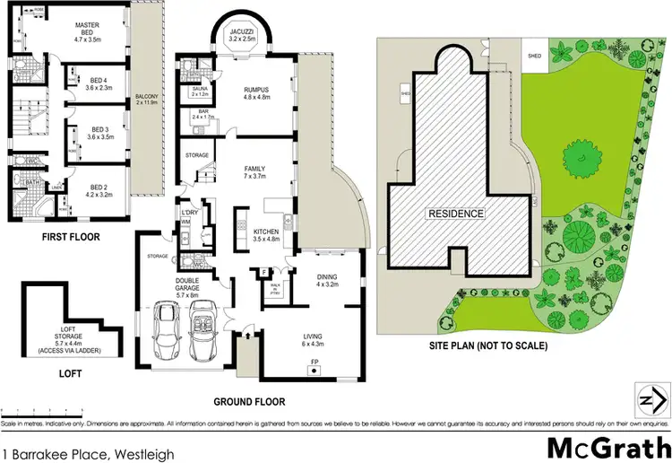 Floorplan of Homely house listing, 1 Barrakee Place, Westleigh NSW 2120