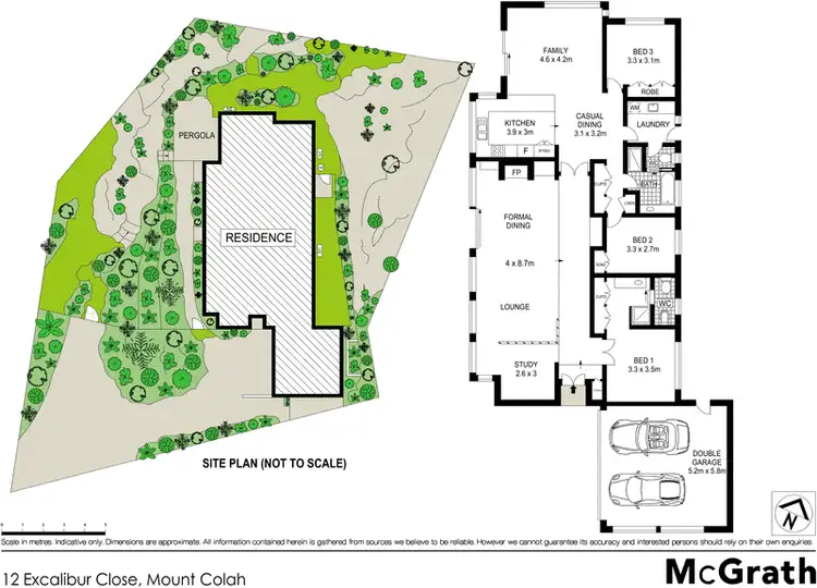 Floorplan of Homely house listing, 12 Excalibur Close, Mount Colah NSW 2079