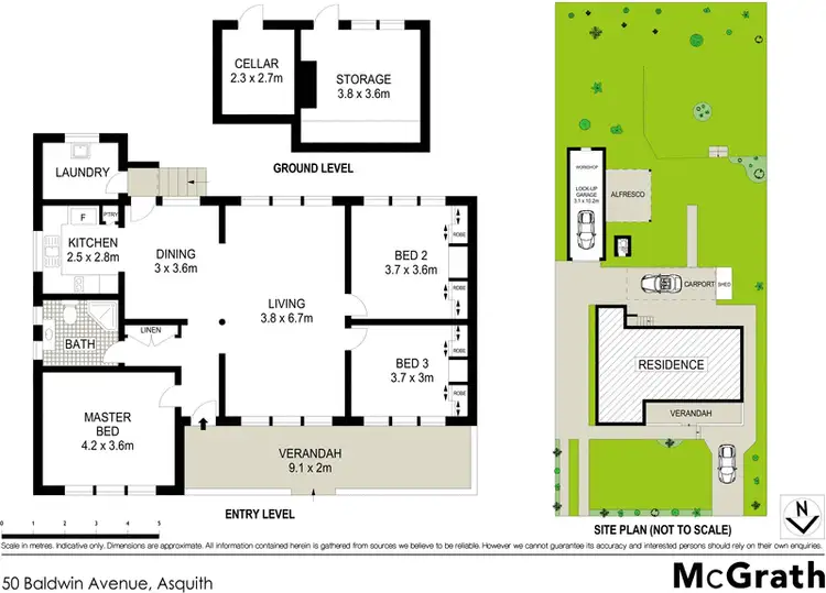 Floorplan of Homely house listing, 50 Baldwin Avenue, Asquith NSW 2077