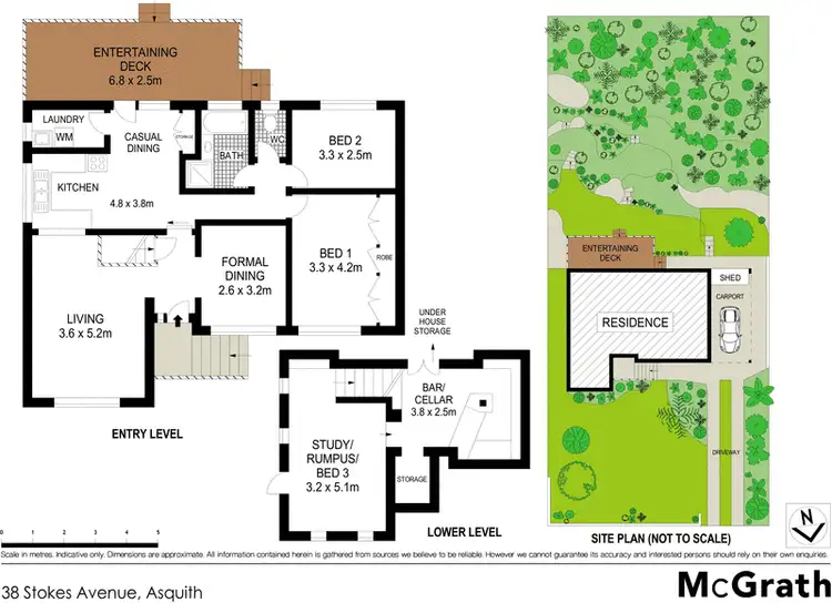 Floorplan of Homely house listing, 38 Stokes Avenue, Asquith NSW 2077