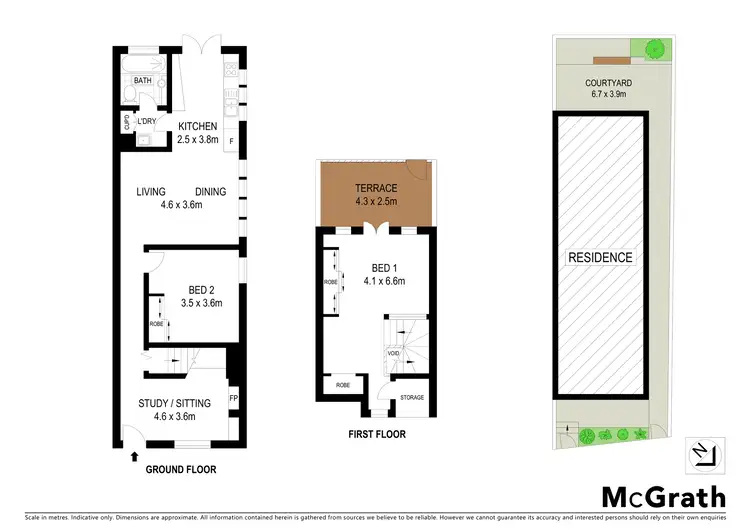 Floorplan of Homely house listing, 14 Baldwin Street, Erskineville NSW 2043