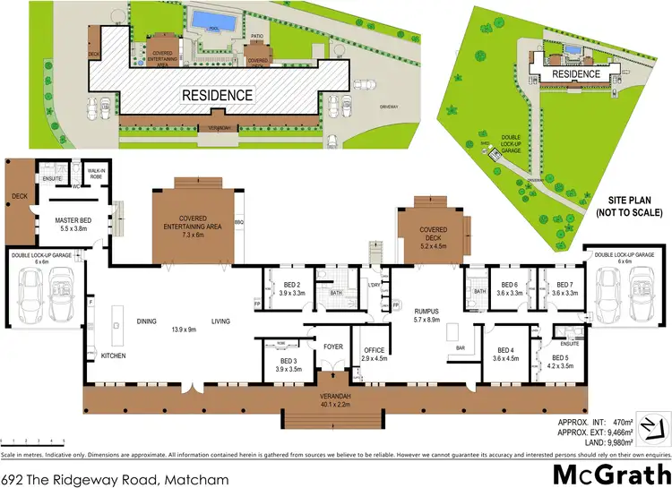 Floorplan of Homely rural property listing, 692 The Ridgeway Road, Matcham NSW 2250