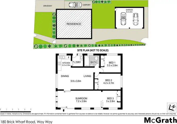 Floorplan of Homely house listing, 180 Brick Wharf Road, Woy Woy NSW 2256