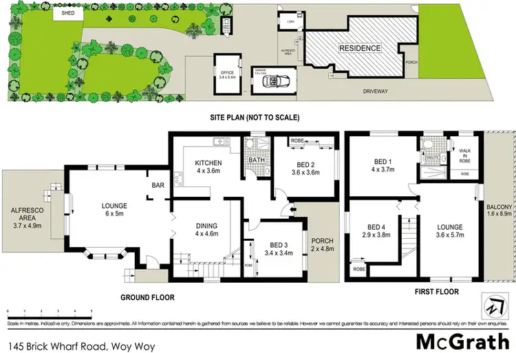 Floorplan of Homely house listing, 145 Brick Wharf Road, Woy Woy NSW 2256