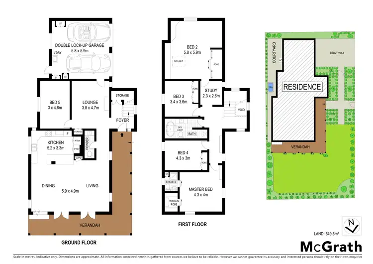 Floorplan of Homely house listing, 1 D'Aram Street, Hunters Hill NSW 2110