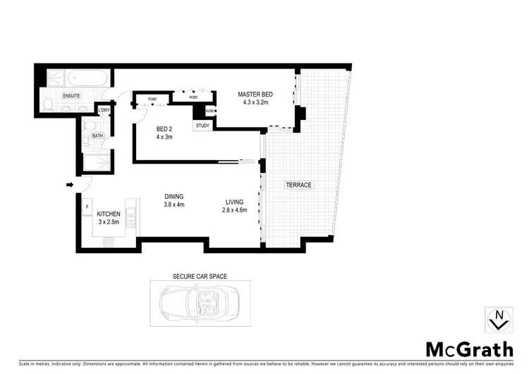 Floorplan of Homely apartment listing, 702/8 Glen Street, Milsons Point NSW 2061