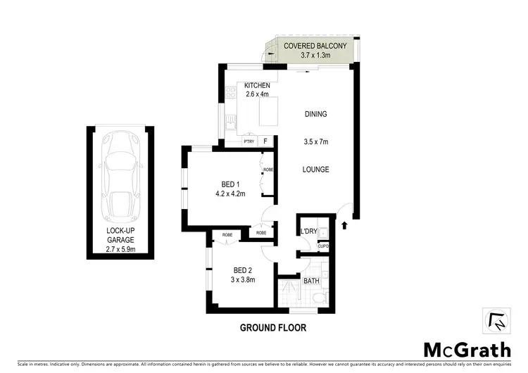 Floorplan of Homely apartment listing, 2/7 The Esplanade, Cronulla NSW 2230