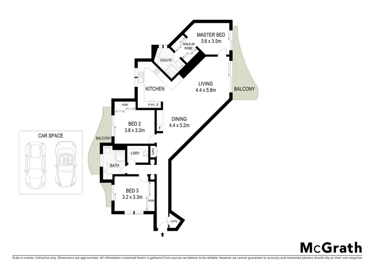 Floorplan of Homely apartment listing, 95/501 Queen Street, Brisbane City QLD 4000