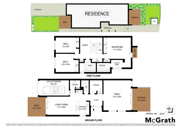 Floorplan of Homely house listing, 8 Lardelli Drive, Ryde NSW 2112