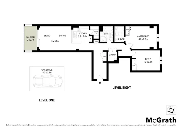 Floorplan of Homely apartment listing, 72/141 Bowden Street, Meadowbank NSW 2114