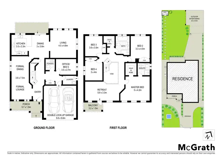 Floorplan of Homely house listing, 55 Curtis Avenue, Taren Point NSW 2229