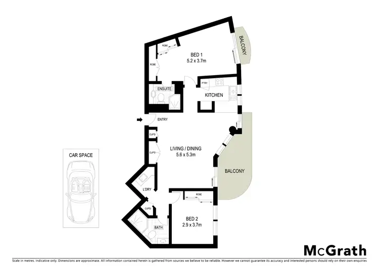 Floorplan of Homely apartment listing, 24/35 Howard Street, Brisbane City QLD 4000