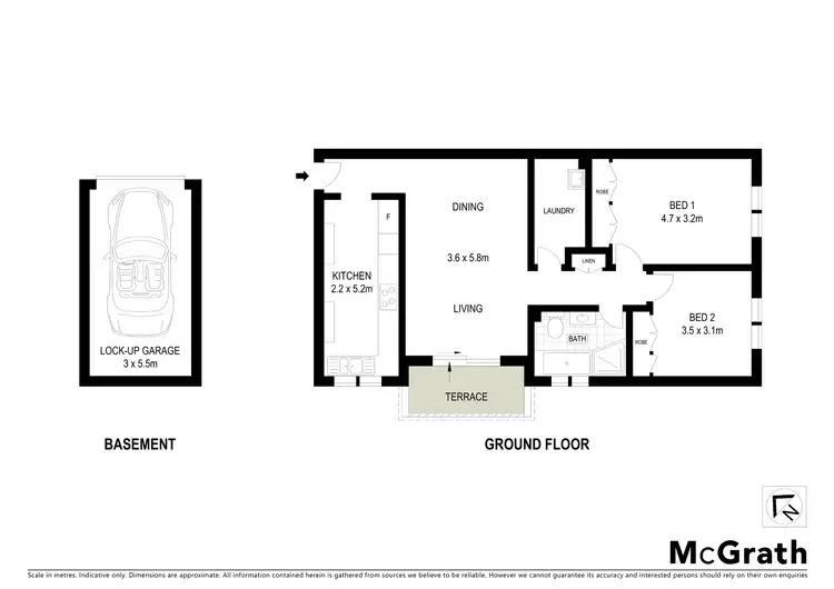 Floorplan of Homely apartment listing, 15/54 Port Hacking Road, Sylvania NSW 2224