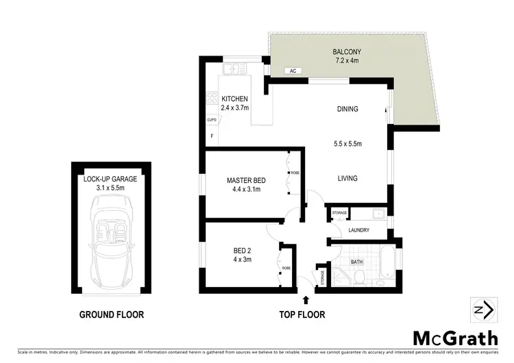 Floorplan of Homely apartment listing, 15/161 Russell Avenue, Dolls Point NSW 2219