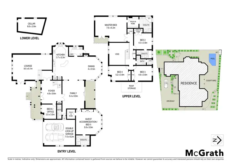 Floorplan of Homely house listing, 5 De Milhau Road, Hunters Hill NSW 2110