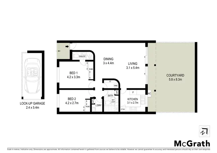 Floorplan of Homely apartment listing, 5/2 Kara Street, Lane Cove NSW 2066