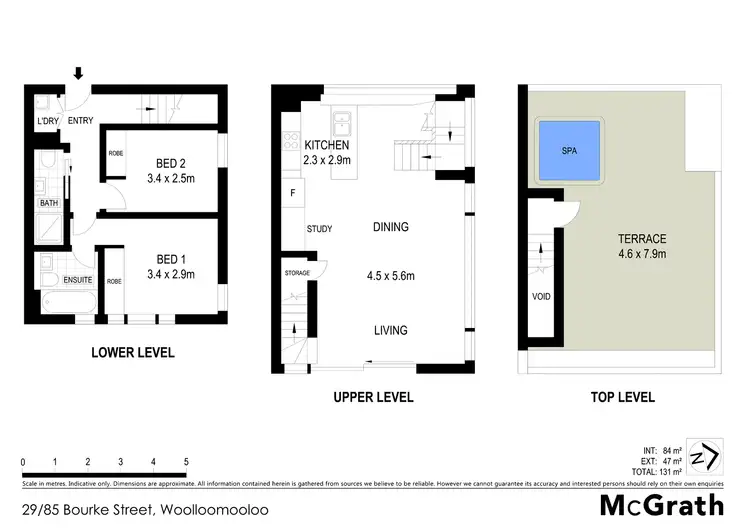 Floorplan of Homely apartment listing, 29/85 Bourke Street, Woolloomooloo NSW 2011