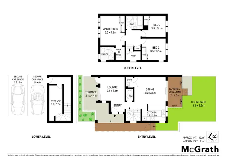 Floorplan of Homely townhouse listing, 6/38 Cox Crescent, Dundas Valley NSW 2117
