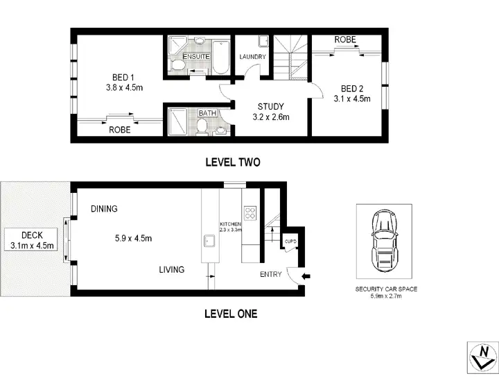 Floorplan of Homely apartment listing, C43 250 Wyndham Street, Alexandria NSW 2015
