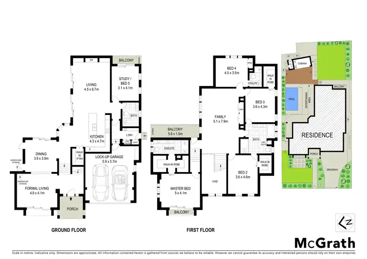 Floorplan of Homely house listing, 8 Rocher Avenue, Hunters Hill NSW 2110