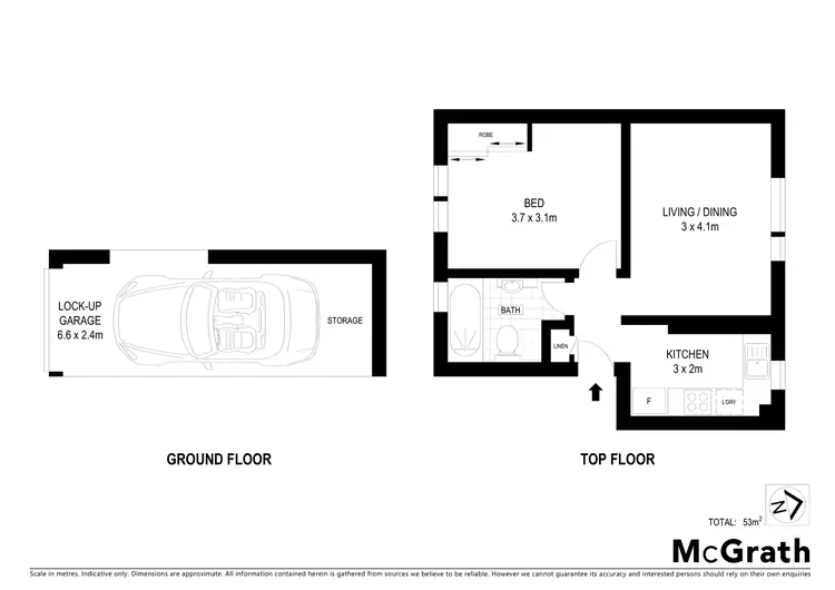 Floorplan of Homely apartment listing, 7/191 West Street, Crows Nest NSW 2065