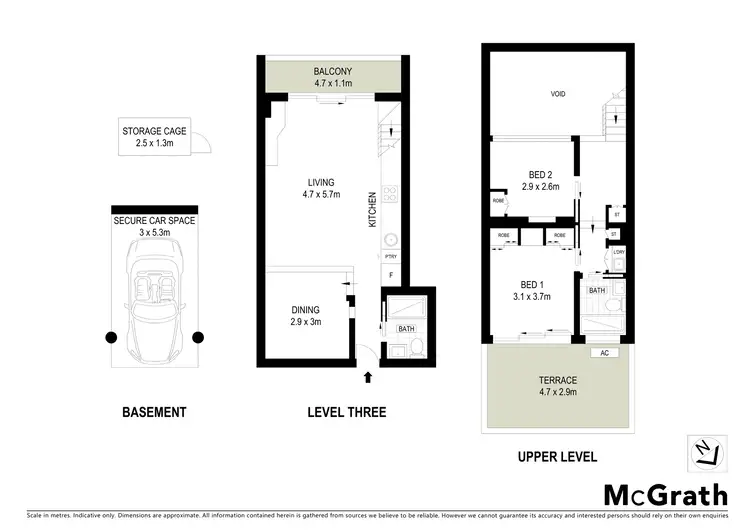 Floorplan of Homely apartment listing, 11/61 Alexander Street, Crows Nest NSW 2065