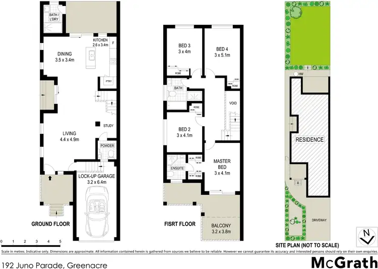 Floorplan of Homely house listing, 192A Juno Parade, Greenacre NSW 2190