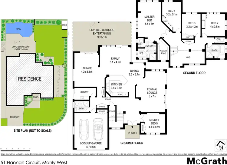 Floorplan of Homely house listing, 51 Hannah Circuit, Manly West QLD 4179