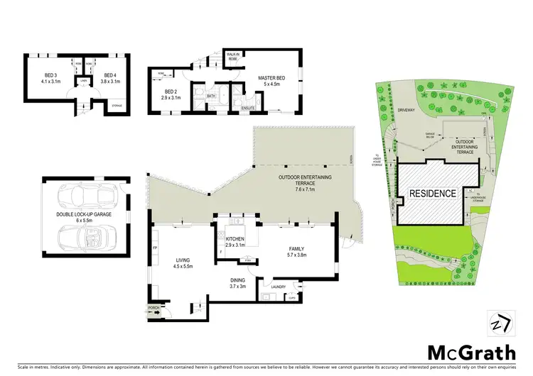 Floorplan of Homely house listing, 125 Hall Drive, Menai NSW 2234