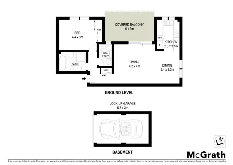 Floorplan of Homely apartment listing, 1/75 Hudson Street, Hurstville NSW 2220