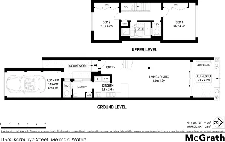 Floorplan of Homely apartment listing, 10/55 Karbunya Street, Mermaid Waters QLD 4218