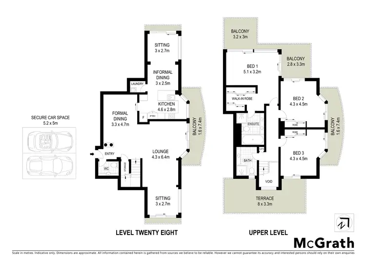 Floorplan of Homely apartment listing, 2808/37 Victor Street, Chatswood NSW 2067