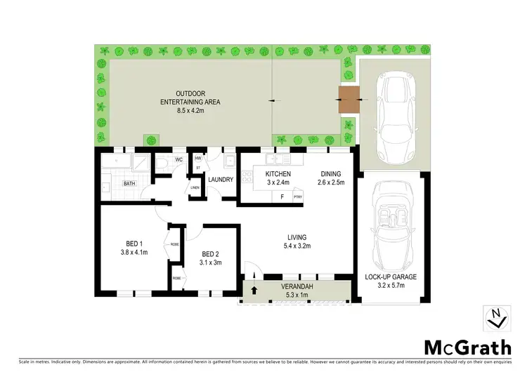 Floorplan of Homely unit listing, 8/32 Yathong Road, Caringbah NSW 2229
