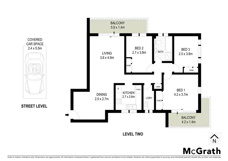 Floorplan of Homely apartment listing, 10/26 Tower Street, Vaucluse NSW 2030
