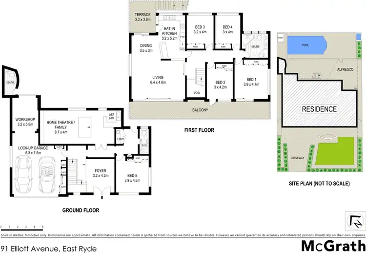 Floorplan of Homely house listing, 91 Elliott Avenue, East Ryde NSW 2113